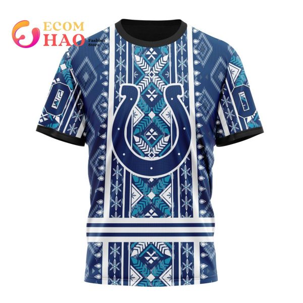 Indianapolis Colts Specialized New Native Concepts 3D Hoodie