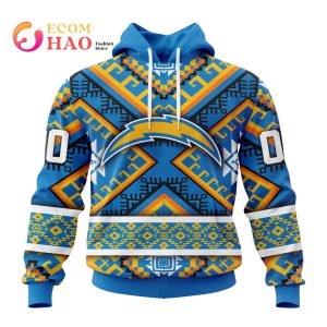 Los Angeles Chargers Specialized New Native Concepts 3D Hoodie