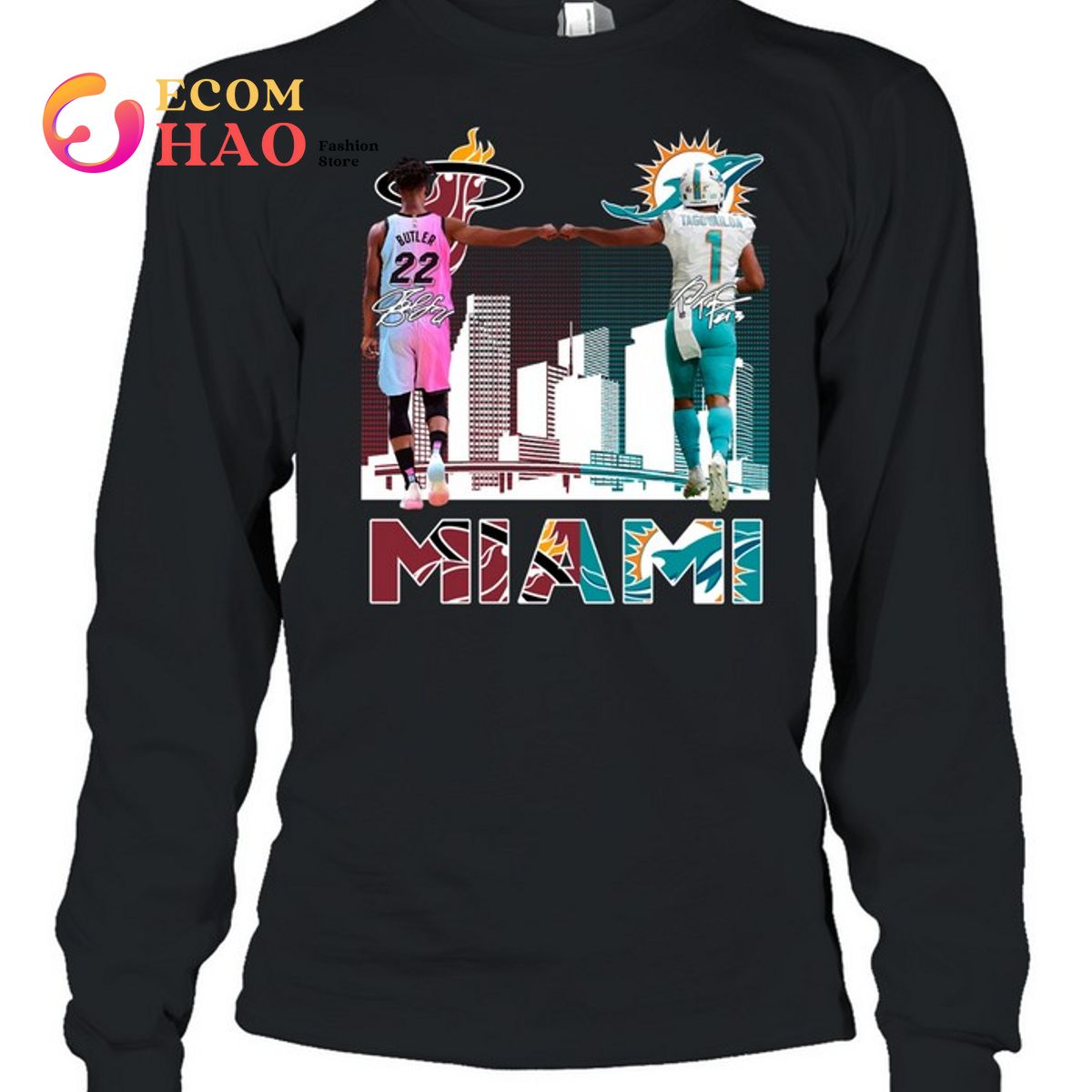 Miami Heat - Miami Dolphins T-Shirt