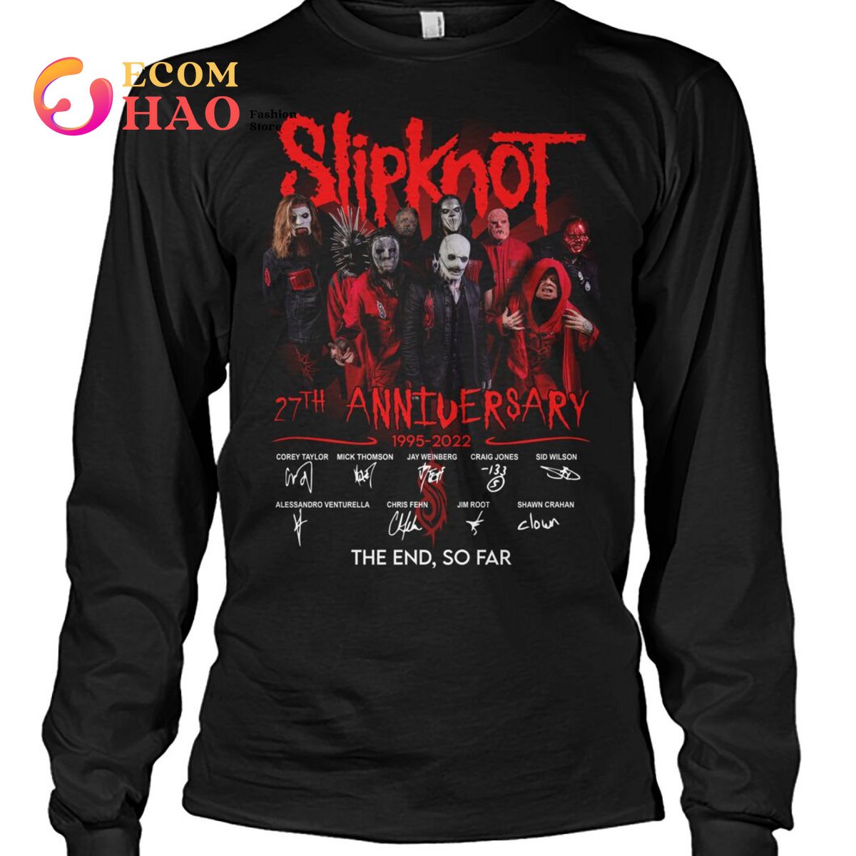 SlipKnot 27th Anniversary 1995-2022 The End So Far T-Shirt