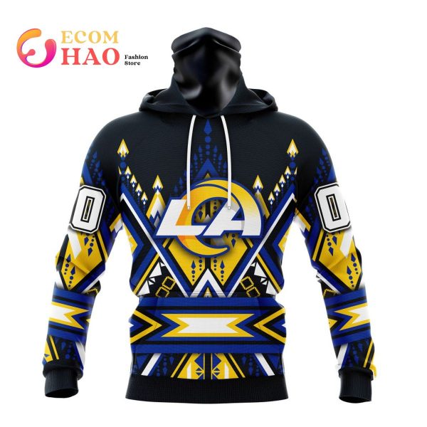 Los Angeles Rams Specialized New Native Concepts 3D Hoodie