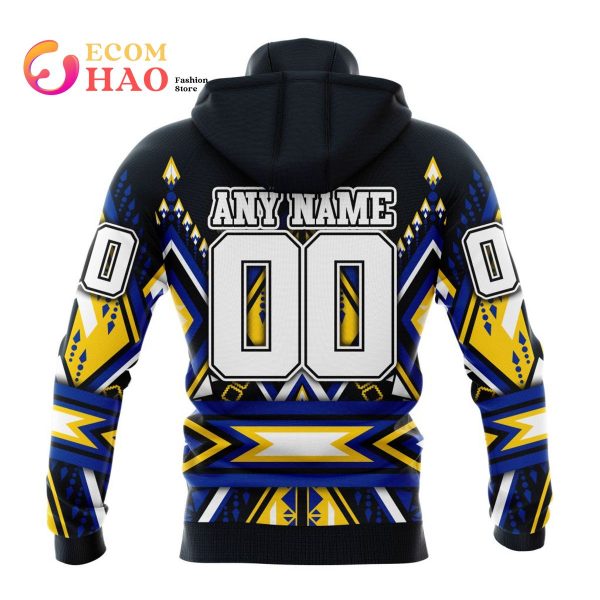 Los Angeles Rams Specialized New Native Concepts 3D Hoodie