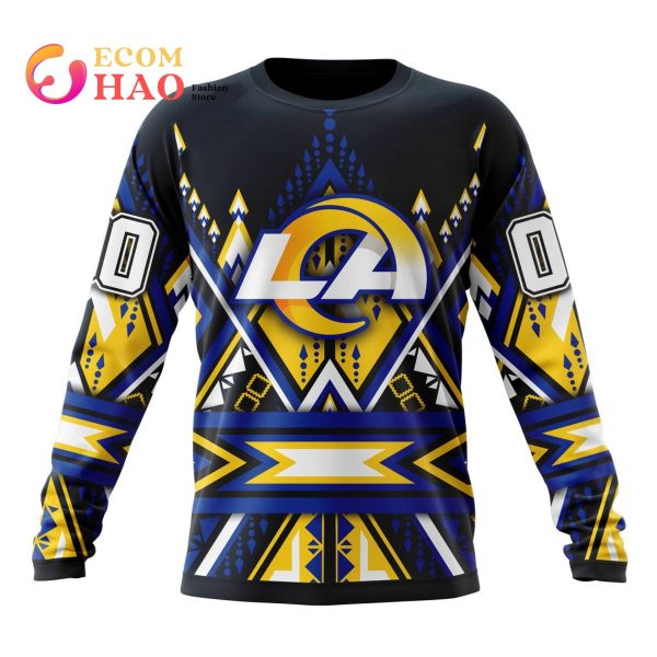 Los Angeles Rams Specialized New Native Concepts 3D Hoodie