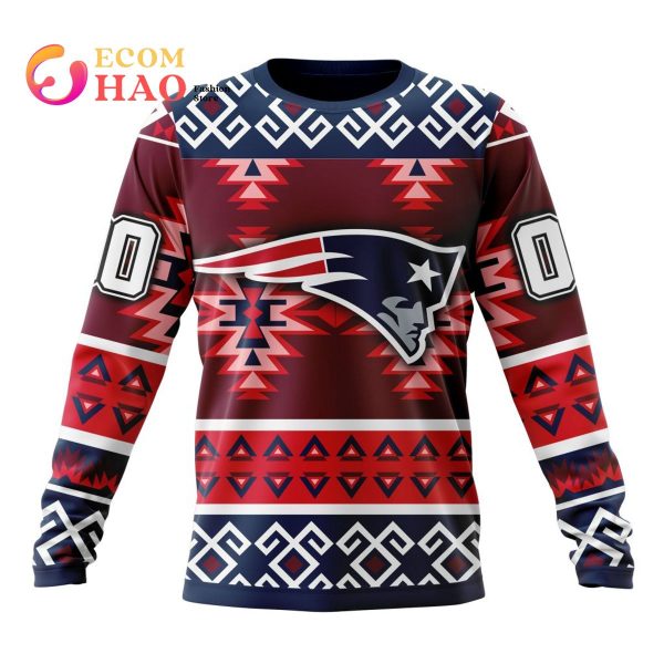 New England Patriots Specialized New Native Concepts 3D Hoodie