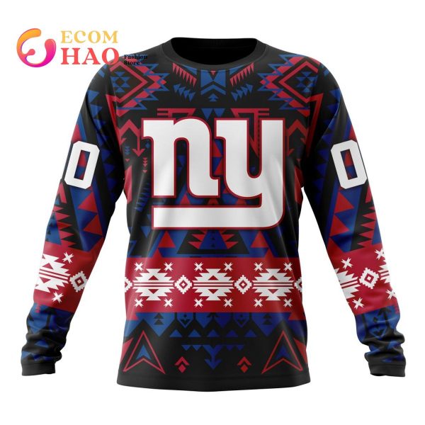New York Giants Specialized New Native Concepts 3D Hoodie