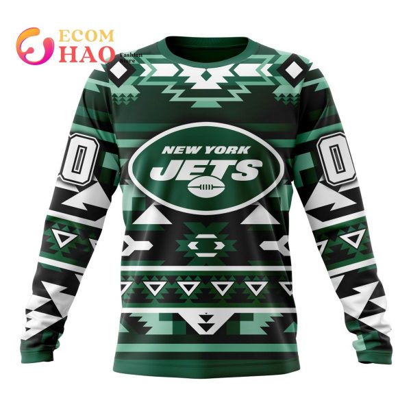 New York Jets Specialized New Native Concepts 3D Hoodie