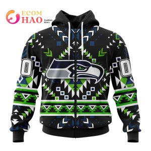 Seattle Seahawks Specialized New Native Concepts 3D Hoodie