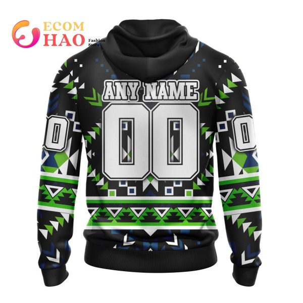 Seattle Seahawks Specialized New Native Concepts 3D Hoodie
