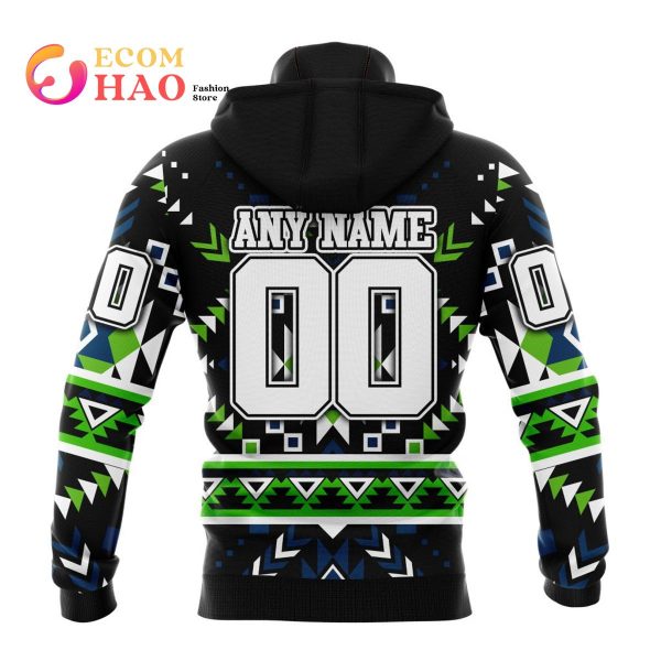Seattle Seahawks Specialized New Native Concepts 3D Hoodie