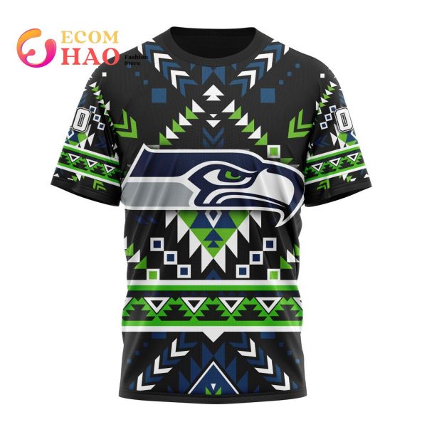 Seattle Seahawks Specialized New Native Concepts 3D Hoodie