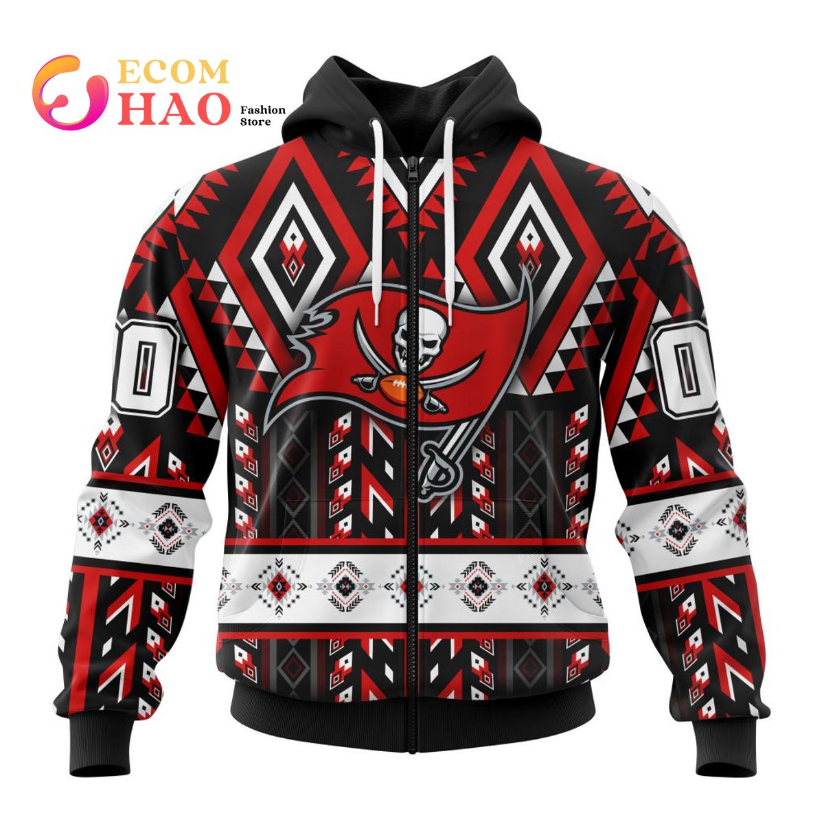 Tampa Bay Buccaneers Specialized New Native Concepts 3D Hoodie