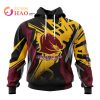 NRL Canberra Raiders Specialized Design With MotoCross Syle 3D Hoodie