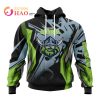NRL Canterbury-Bankstown Bulldogs Specialized Design With MotoCross Syle 3D Hoodie