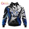 NRL Cronulla-Sutherland Sharks Specialized Design With MotoCross Syle 3D Hoodie