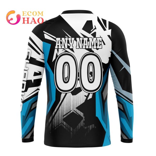 NRL Cronulla-Sutherland Sharks Specialized Design With MotoCross Syle 3D Hoodie