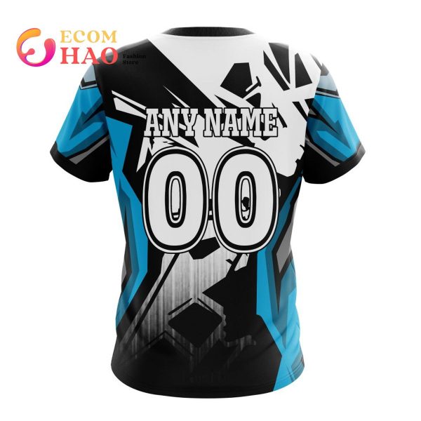 NRL Cronulla-Sutherland Sharks Specialized Design With MotoCross Syle 3D Hoodie