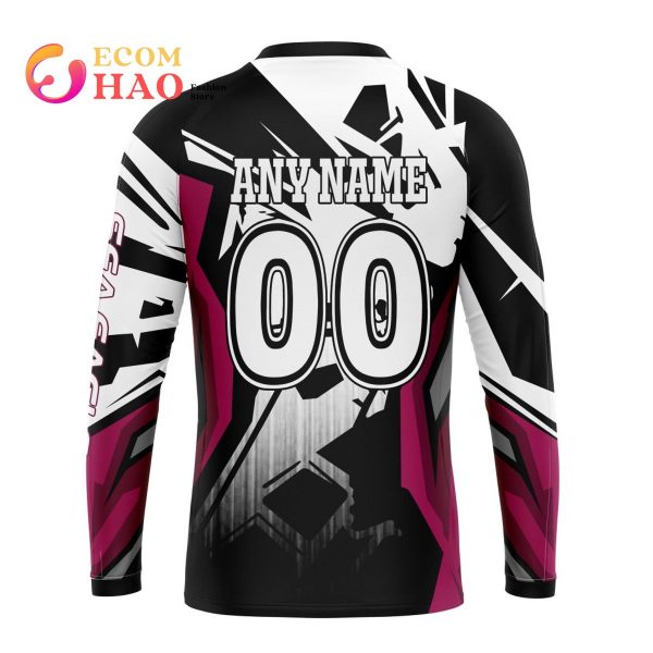NRL Manly Warringah Sea Eagles Specialized Design With MotoCross Syle 3D Hoodie