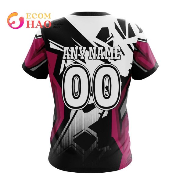 NRL Manly Warringah Sea Eagles Specialized Design With MotoCross Syle 3D Hoodie