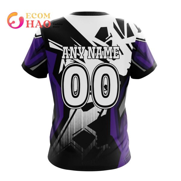 NRL Melbourne Storm Specialized Design With MotoCross Syle 3D Hoodie