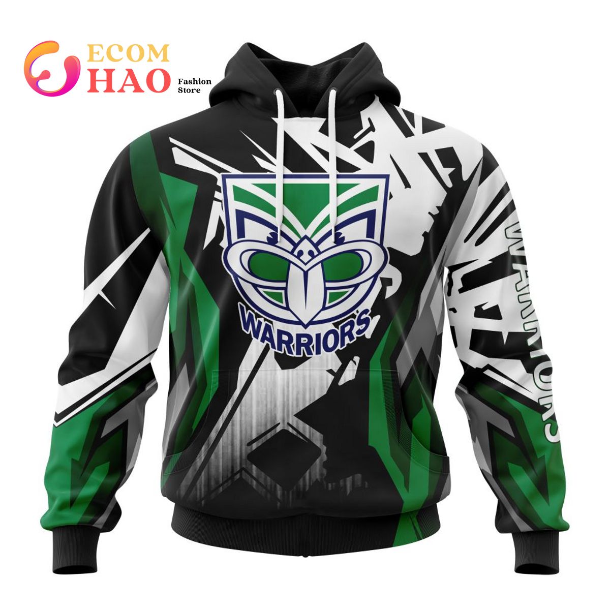 NRL Parramatta Eels Specialized Design With MotoCross Syle 3D Hoodie