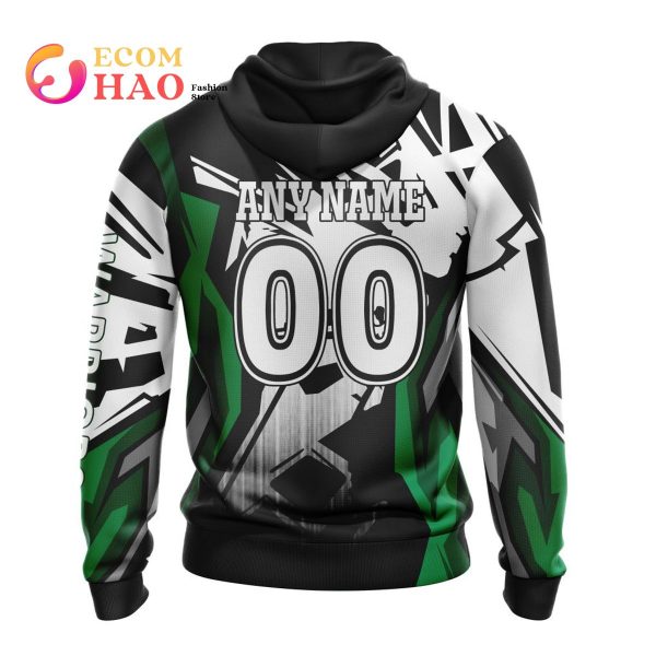NRL New Zealand Warriors Specialized Design With MotoCross Syle 3D Hoodie