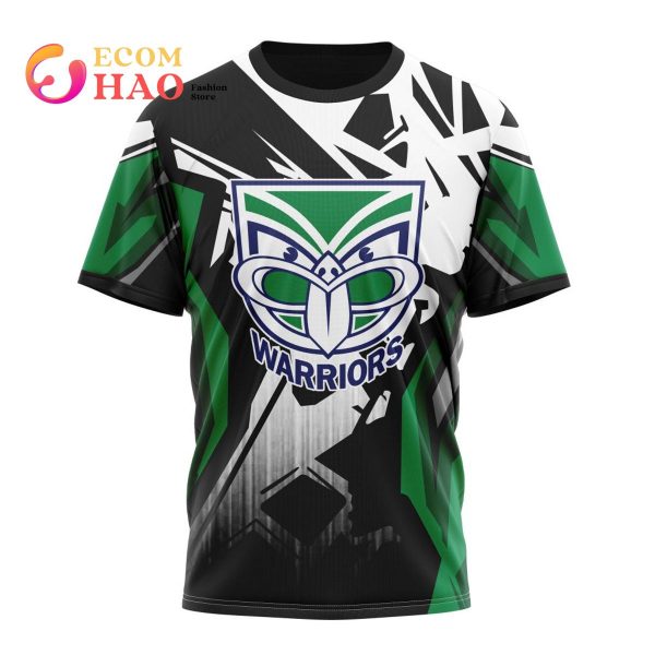 NRL New Zealand Warriors Specialized Design With MotoCross Syle 3D Hoodie