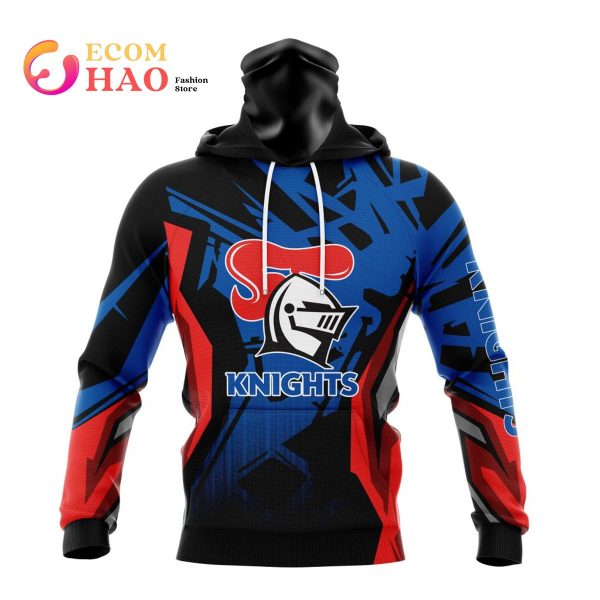 NRL Newcastle Knights Specialized Design With MotoCross Syle 3D Hoodie