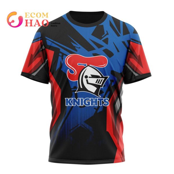 NRL Newcastle Knights Specialized Design With MotoCross Syle 3D Hoodie