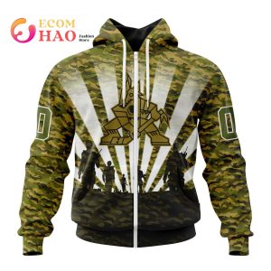 NHL Arizona Coyotes Special Military Camo Kits For Veterans Day And Rememberance Day 3D Hoodie