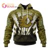 NHL Carolina Hurricanes Special Military Camo Kits For Veterans Day And Rememberance Day 3D Hoodie