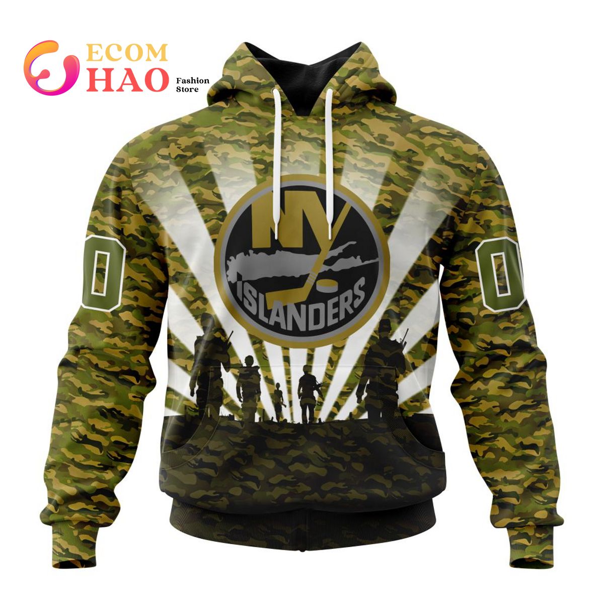 NHL Montreal Canadiens Special Military Camo Kits For Veterans Day And Rememberance Day 3D Hoodie