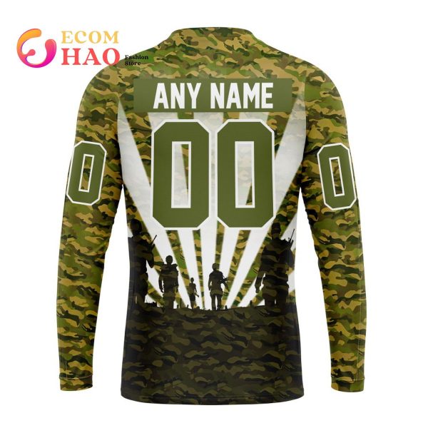 NHL Seattle Kraken Special Military Camo Kits For Veterans Day And Rememberance Day 3D Hoodie