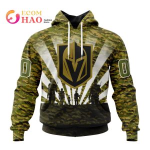 NHL Vegas Golden Knights Special Military Camo Kits For Veterans Day And Rememberance Day 3D Hoodie