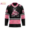 NHL Boston Bruins Specialized Design In Classic Style With Paisley! IN OCTOBER WE WEAR PINK BREAST CANCER 3D Hockey Jersey