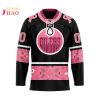 NHL Detroit Red Wings Specialized Design In Classic Style With Paisley! IN OCTOBER WE WEAR PINK BREAST CANCER 3D Hockey Jersey