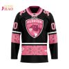 NHL Edmonton Oilers Specialized Design In Classic Style With Paisley! IN OCTOBER WE WEAR PINK BREAST CANCER 3D Hockey Jersey NHL Edmonton Oilers Specialized Design In Classic Style With Paisley! IN OCTOBER WE WEAR PINK BREAST CANCER 3D Hockey Jersey