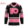 NHL Ottawa Senators Specialized Design In Classic Style With Paisley! IN OCTOBER WE WEAR PINK BREAST CANCER 3D Hockey Jersey
