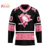 NHL Philadelphia Flyers Specialized Design In Classic Style With Paisley! IN OCTOBER WE WEAR PINK BREAST CANCER 3D Hockey Jersey