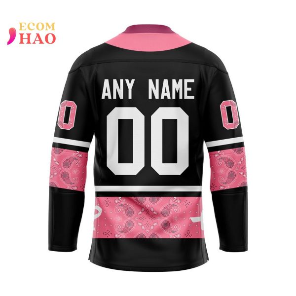NHL Toronto Maple Leafs Specialized Design In Classic Style With Paisley! IN OCTOBER WE WEAR PINK BREAST CANCER 3D Hockey Jersey
