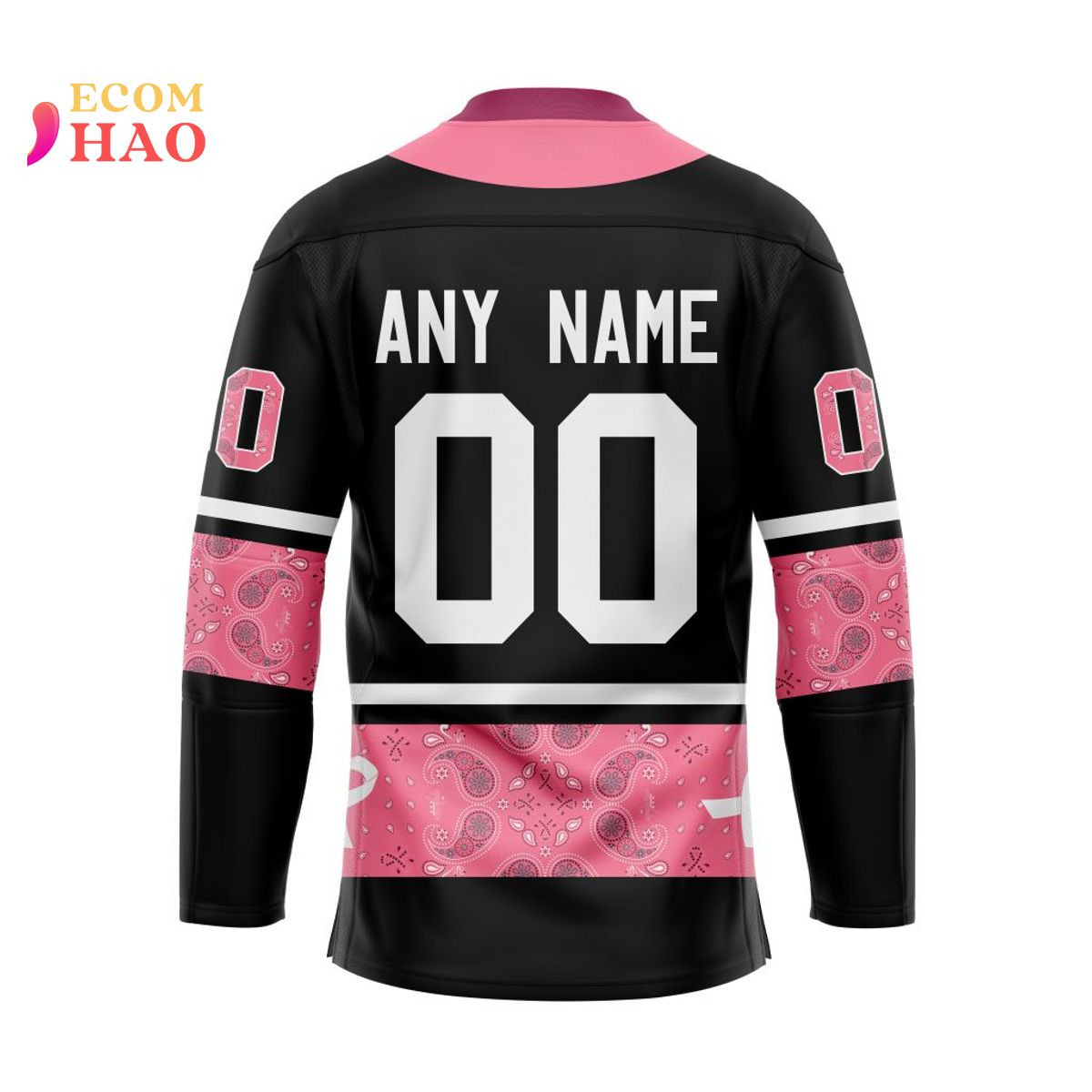 NHL Washington Capitals Specialized Design In Classic Style With Paisley! IN OCTOBER WE WEAR PINK BREAST CANCER 3D Hockey Jersey