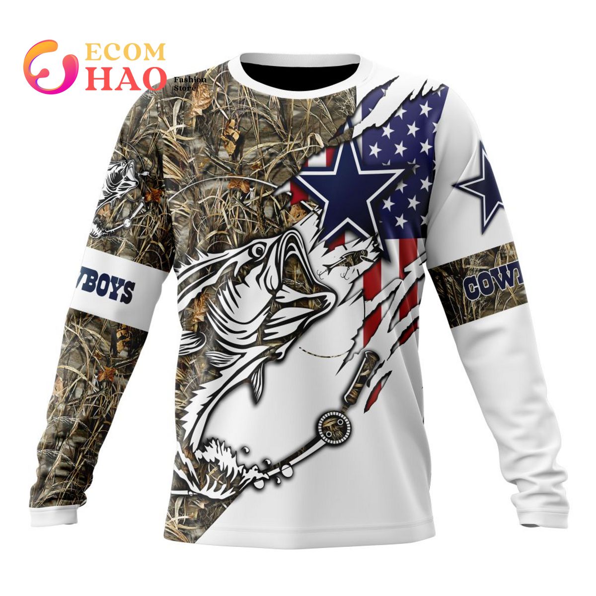 dallas cowboys fishing shirt