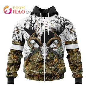 NFL Atlanta Falcons Specialized Specialized Design Wih Deer Skull And Forest Pattern For Go Hunting 3D Hoodie