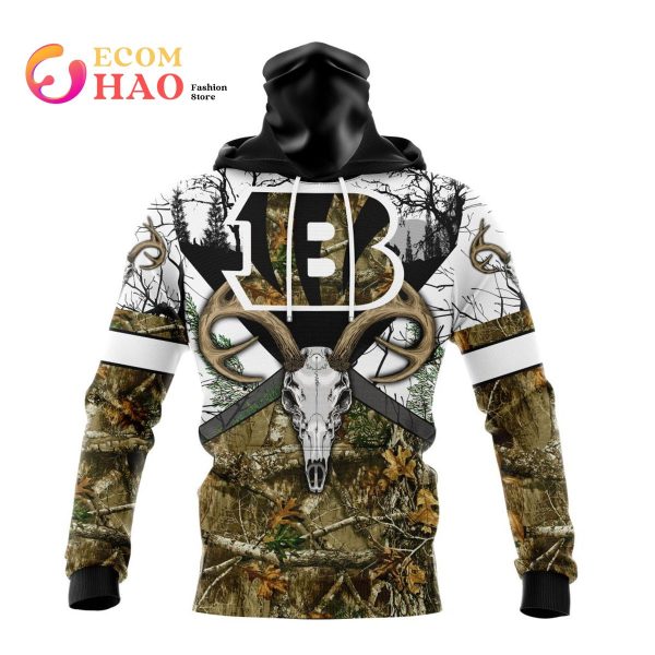 NFL Cincinnati Bengals Specialized Specialized Design Wih Deer Skull And Forest Pattern For Go Hunting 3D Hoodie