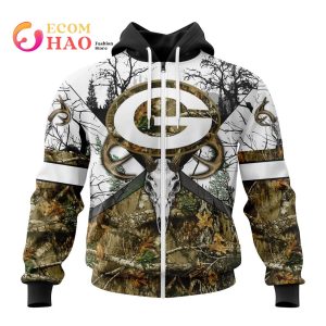 NFL Green Bay Packers Specialized Specialized Design Wih Deer Skull And Forest Pattern For Go Hunting 3D Hoodie