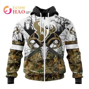 NFL Houston Texans Specialized Specialized Design Wih Deer Skull And Forest Pattern For Go Hunting 3D Hoodie