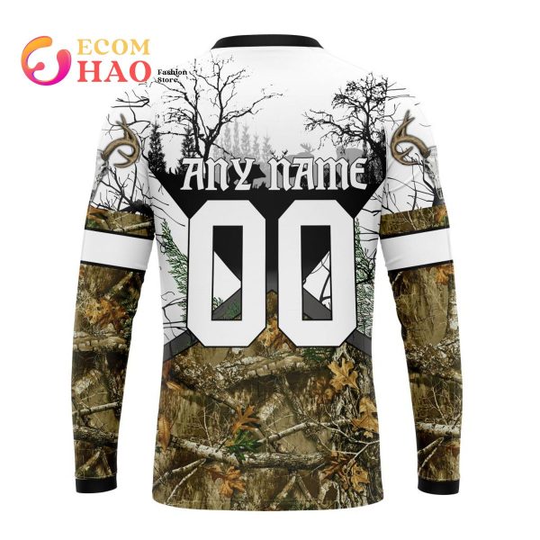 NFL Las Vegas Raiders Specialized Specialized Design Wih Deer Skull And Forest Pattern For Go Hunting 3D Hoodie