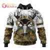 NFL Las Vegas Raiders Specialized Specialized Design Wih Deer Skull And Forest Pattern For Go Hunting 3D Hoodie