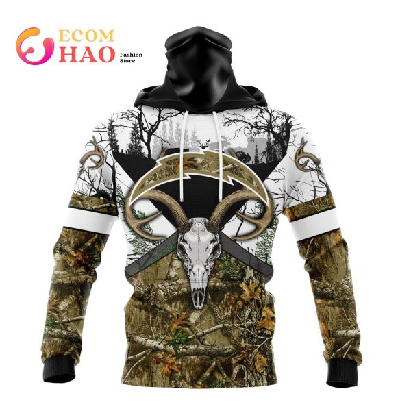 NFL Los Angeles Chargers Specialized Specialized Design Wih Deer Skull And Forest Pattern For Go Hunting 3D Hoodie
