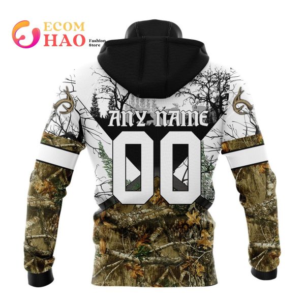 NFL Los Angeles Chargers Specialized Specialized Design Wih Deer Skull And Forest Pattern For Go Hunting 3D Hoodie