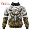 NFL Los Angeles Rams Specialized Specialized Design Wih Deer Skull And Forest Pattern For Go Hunting 3D Hoodie